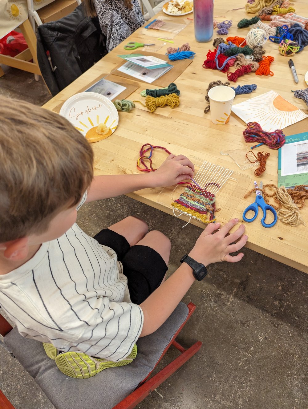 All Levels: Birthday Party Weaving Workshop