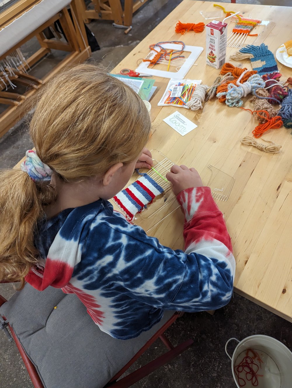 All Levels: Birthday Party Weaving Workshop