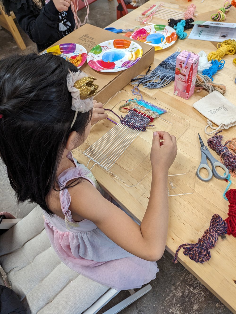 All Levels: Birthday Party Weaving Workshop