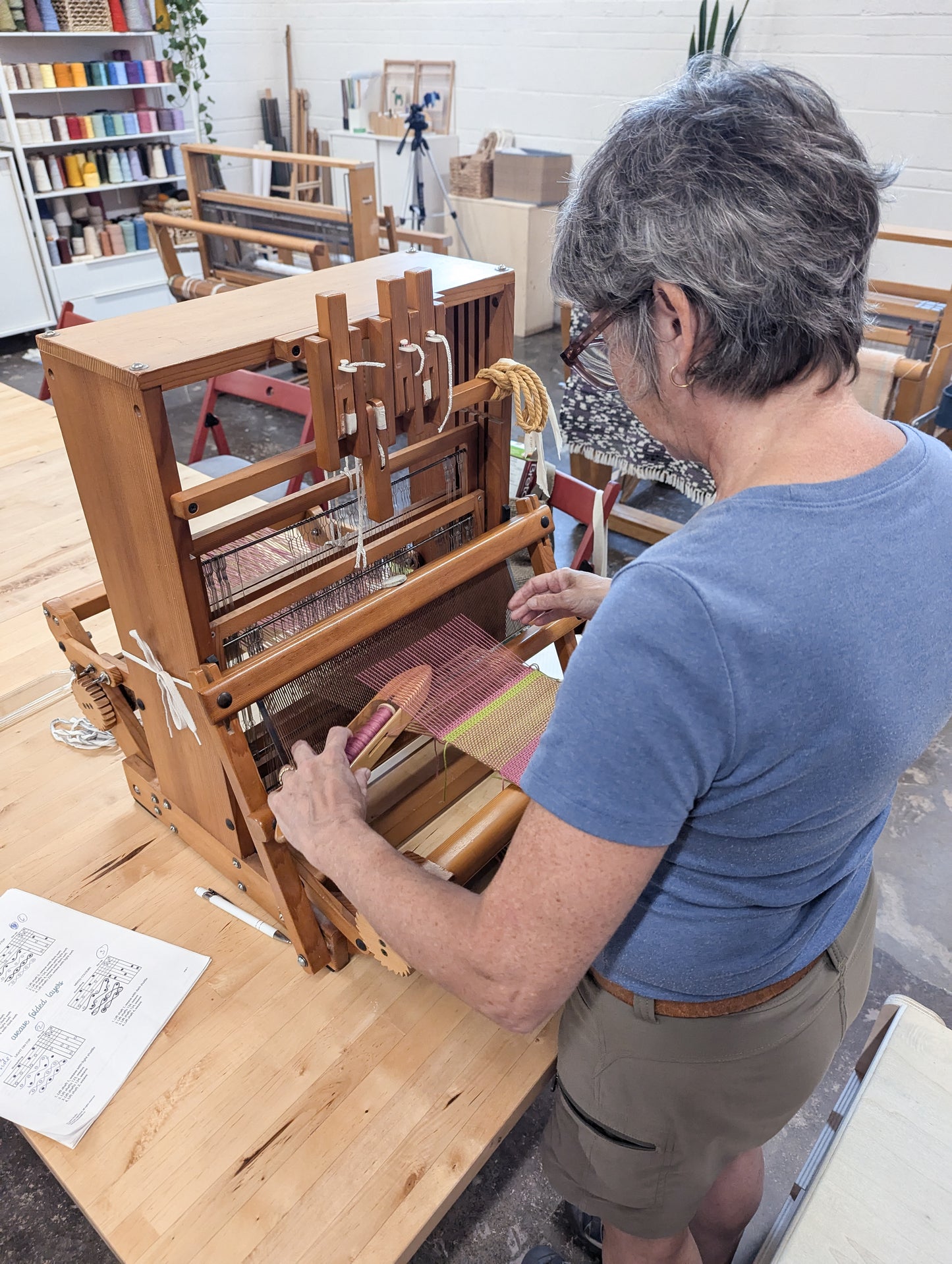 Level 3: Double Weave Cloth – Table/Floor Loom Weaving (coming soon)