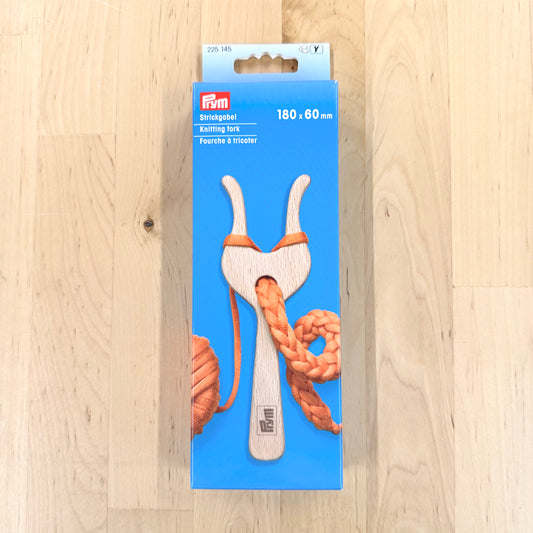 Prym Wooden Knitting Fork