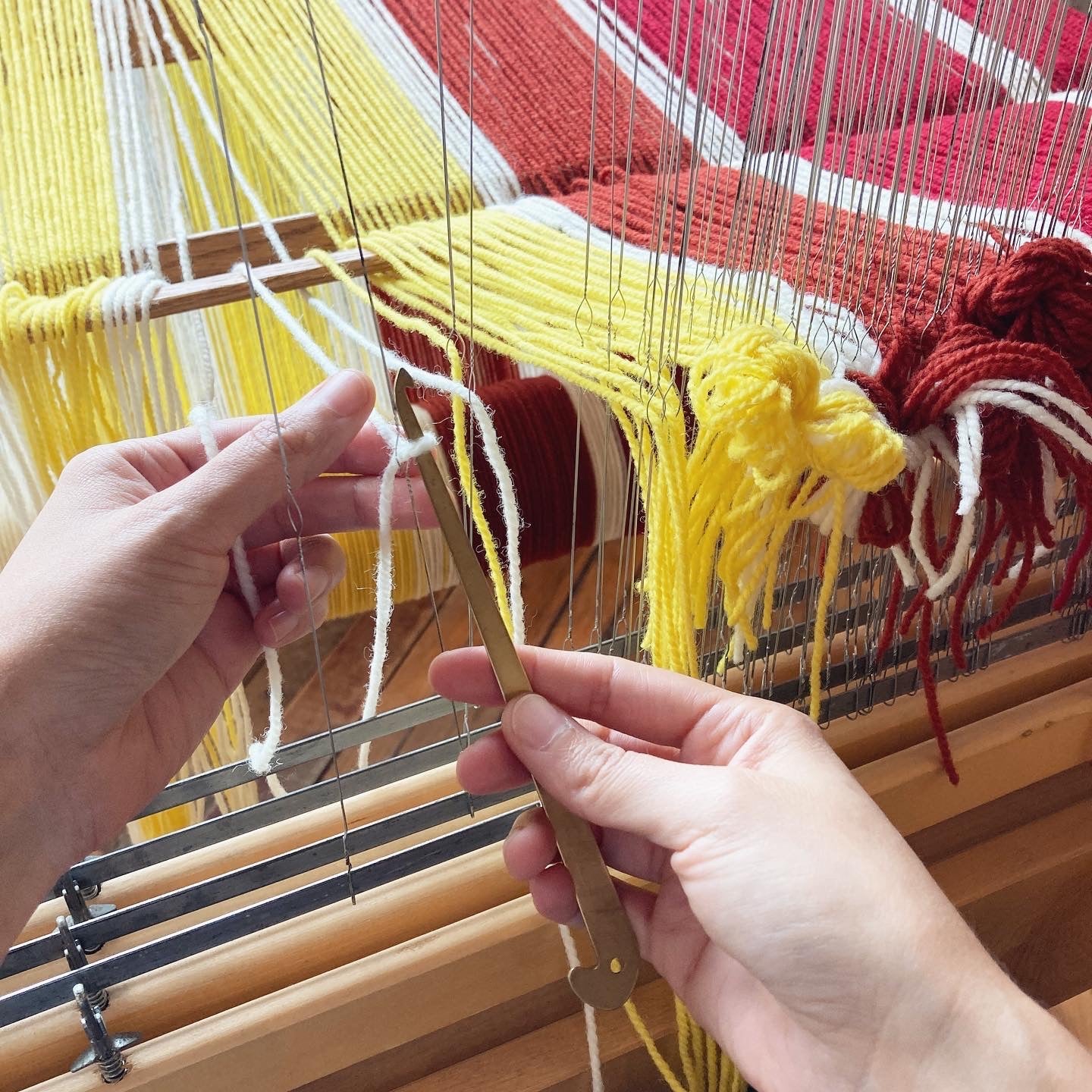 Brass Threading/Sley Hook - Harrisville