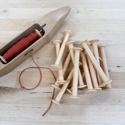 Plastic Bobbins - Leclerc (12 total)