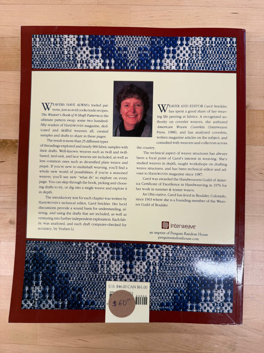 A weavers book of 8 Shaft patterns