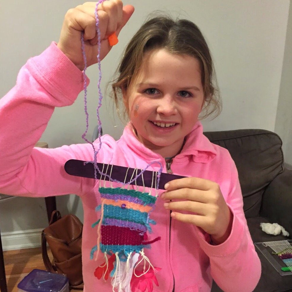 All Levels: Birthday Party Weaving Workshop