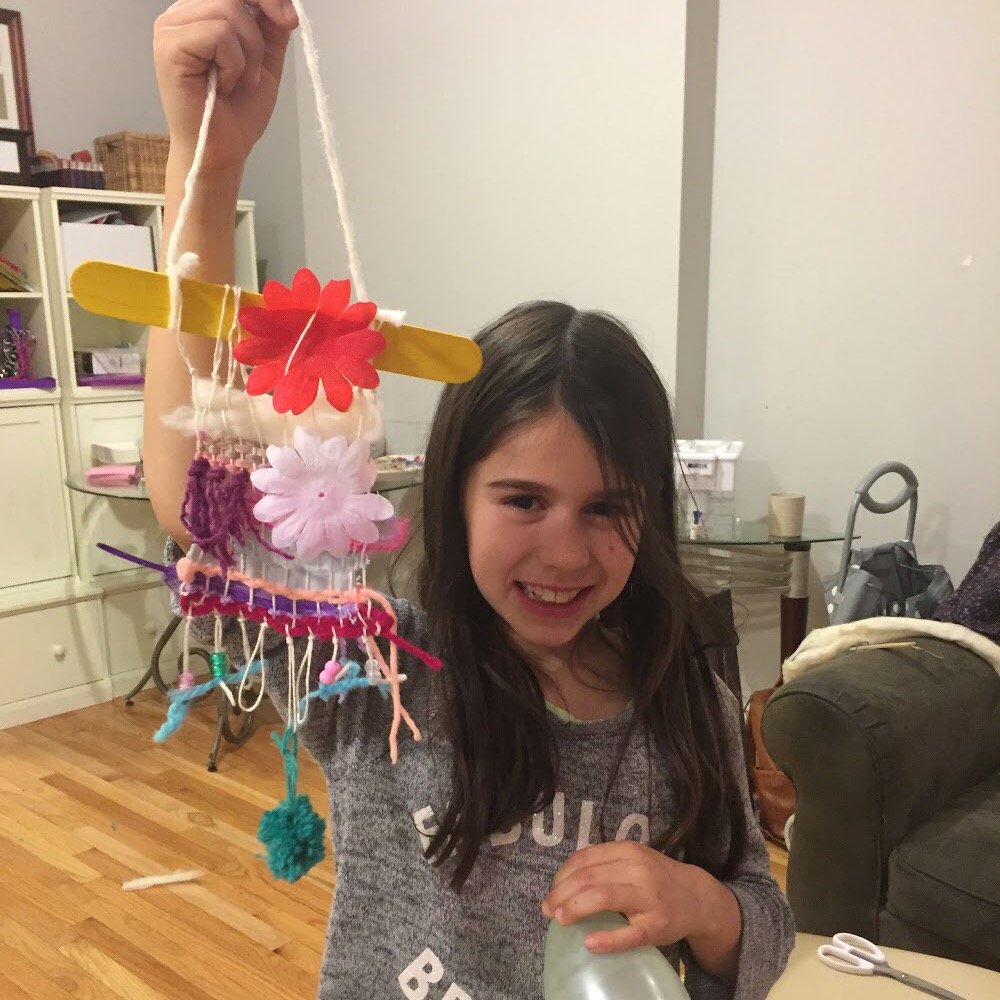 All Levels: Birthday Party Weaving Workshop