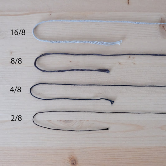 16/8 Cotton Weaving Yarn - Mop Weight