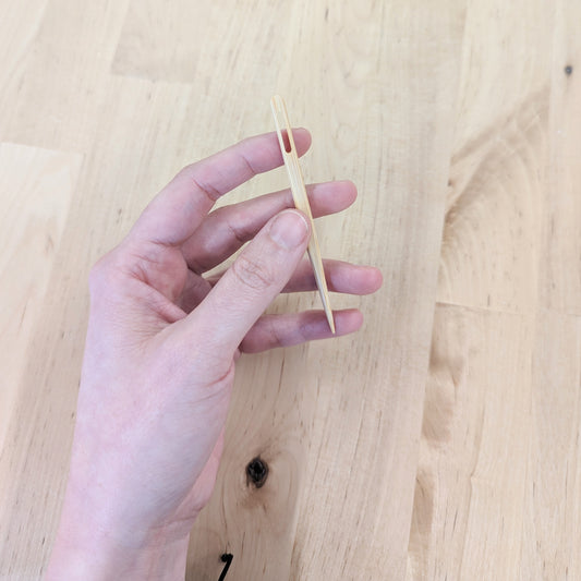 Wood Needles and hooks