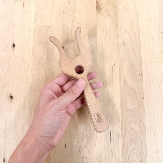 Prym Wooden Knitting Fork