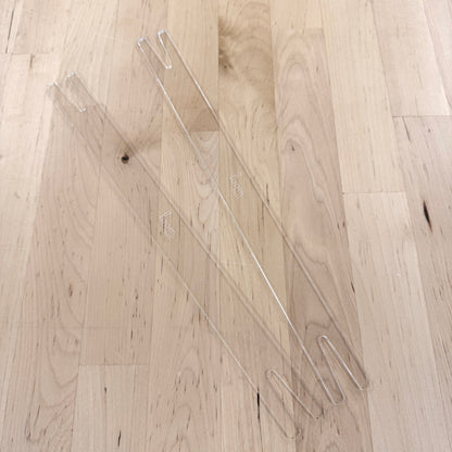 Acrylic Weaving Flat Shuttle and Pick up sticks