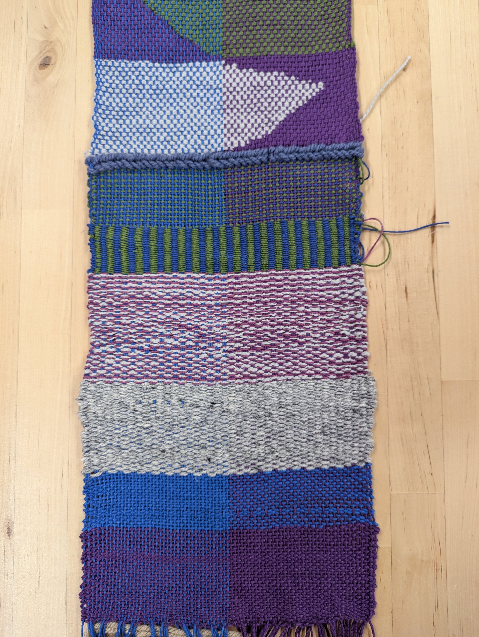 Explorations sampler in purples and greens