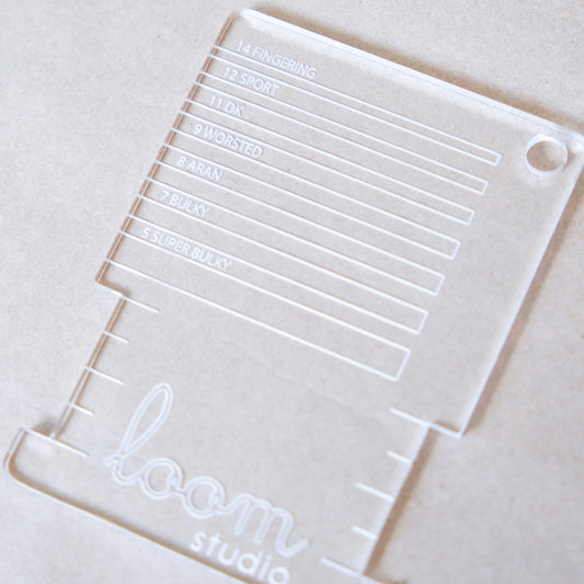 WPI Yarn Gauge Tool