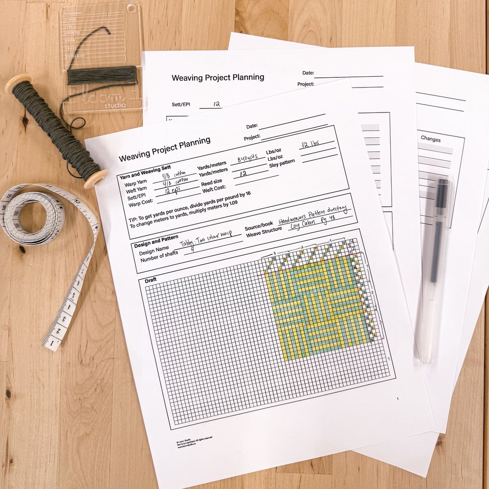Level 2: Project Planning & Pattern Draft for Weaving - January 14