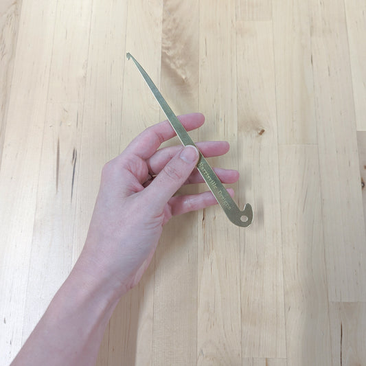 Brass Threading/Sley Hook - Harrisville