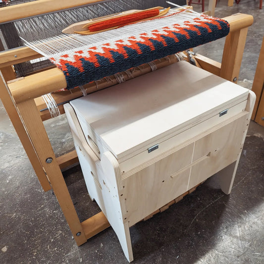 Wood Weaving Bench (Dual Height)