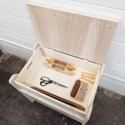 Wood Weaving Bench (Dual Height)