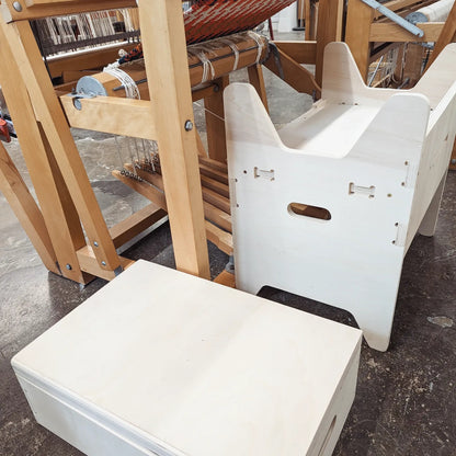 Wood Weaving Bench (Dual Height)