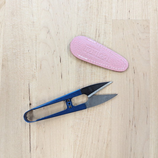 Metal Snips Scissors with Leather Cover